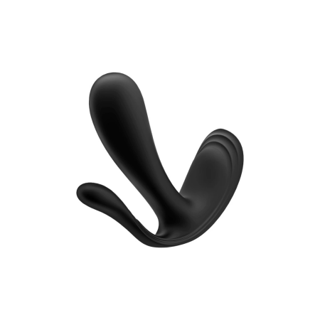 Satisfyer Top Secret+ Intimate Wearable Device, Dual Motor, Bluetooth, Black