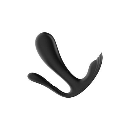 Satisfyer Top Secret+ Intimate Wearable Device, Dual Motor, Bluetooth, Black