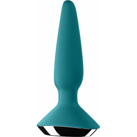Satisfyer Plug-ilicious 1 Vibrating Anal Plug Teal Rechargeable Silicone