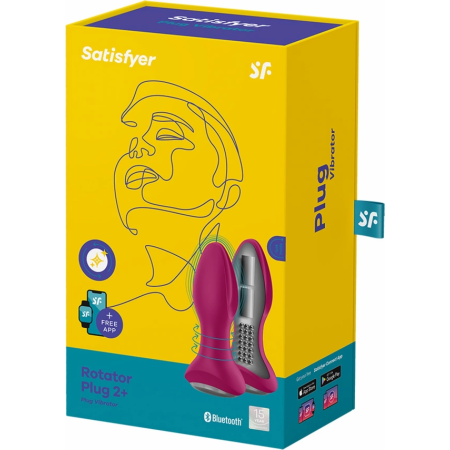 Satisfyer Rotator Plug 2+ Intimate Device with Rotating Beads & App Control