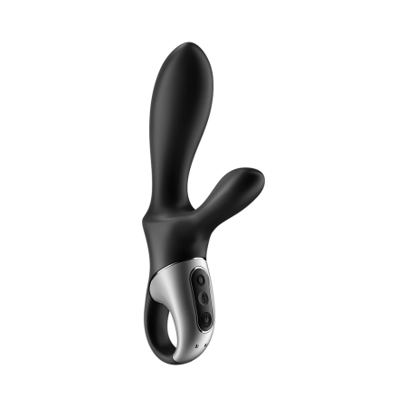 Satisfyer Heat Climax Intimate Warming Vibrator Black Bluetooth