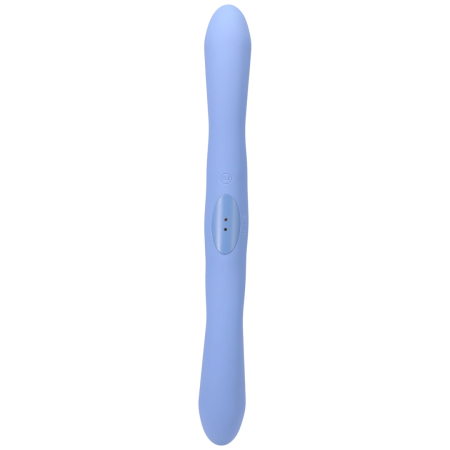 Doc Johnson TRYST Duet Double-Ended Silicone System Remote Periwinkle