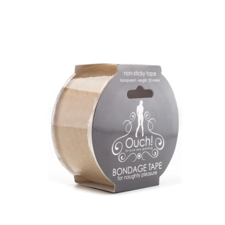 Shots Bondage Tape Black 20m - Self-Adhesive Restraint Tape