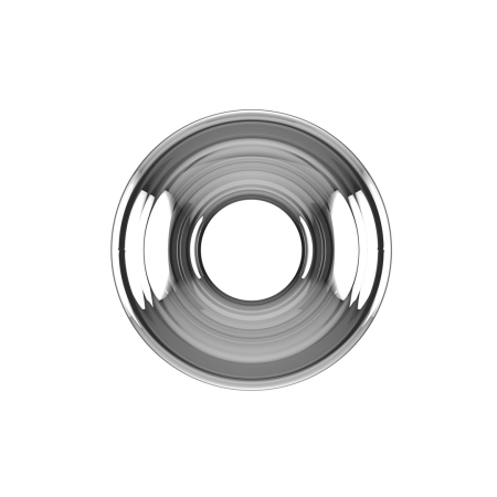 Master Series No.51 Hollow Tunnel Anal Plug Large 127mm Silicone Black