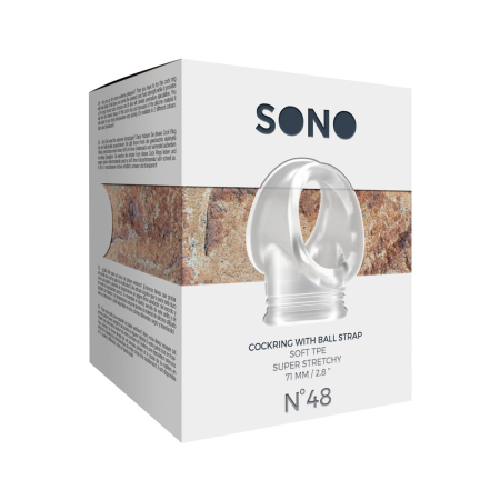 Shots No.48 Adjustable Anatomical Support Ring with Ball Strap Black