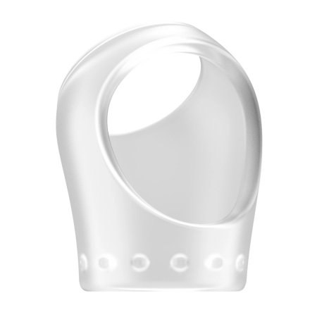 Shots No.45 Silicone Support Ring with Dual Ball Strap Black