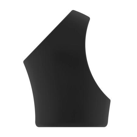 Screaming O No.45 Adjustable Ring with Ball Strap, Black TPE