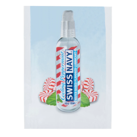 Swiss Navy Intimate Gel Lubricant Peppermint 5ml - Refreshing Flavored Formula