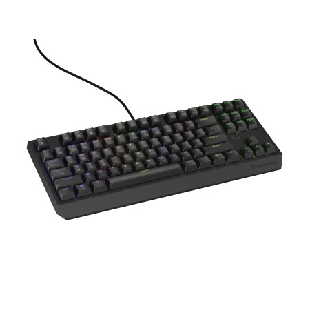 GENESIS Thor 230 TKL žaidimų klaviatūra USB + RF belaidė + Bluetooth QWERTY Juoda