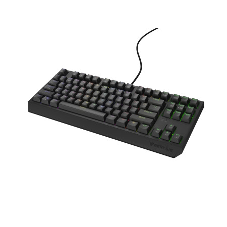 GENESIS Thor 230 TKL žaidimų klaviatūra USB + RF belaidė + Bluetooth QWERTY Juoda
