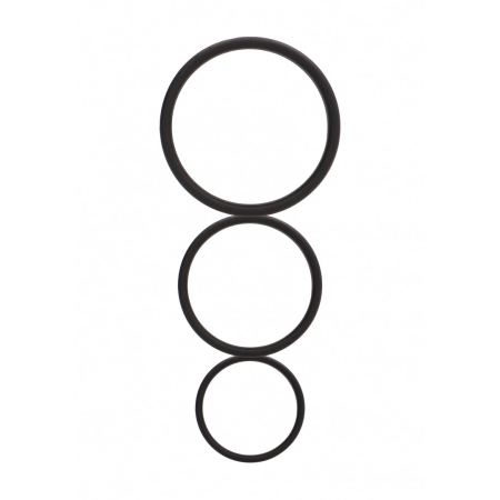 Screaming O Flat Ring Set - Anatomical Silicone Support, 3 Sizes