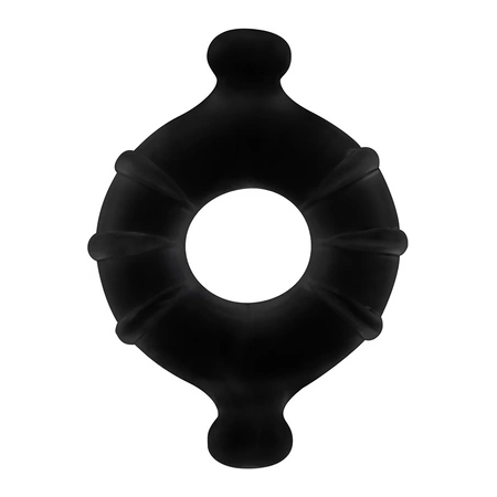 Shots Gummy Ring Large - Flexible Intimate Support Ring, TPE, Clear