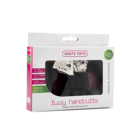 Ouch! Furry Handcuffs Pink - Adjustable Soft Restraint System
