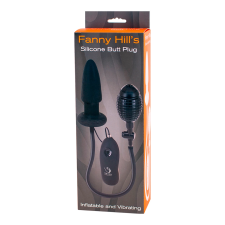 Fanny Hill Silicone Inflatable Plug with Remote & 7 Vibration Modes
