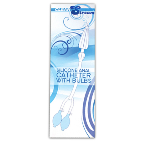 CleanStream Silicone Double Bulb Intimate Cleansing Catheter 35cm