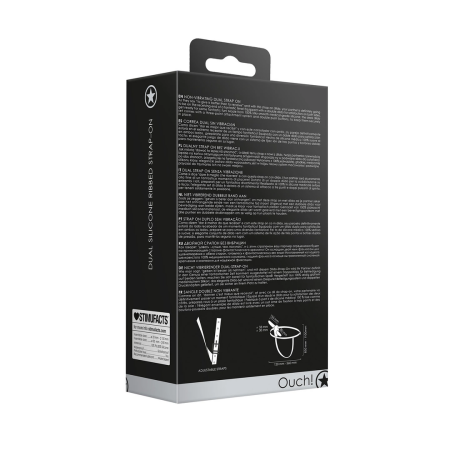 Sinner Gear Dual Silicone Adjustable Strap-On System Black