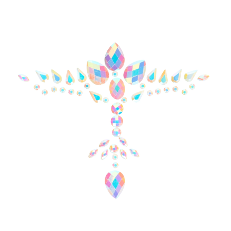 Bijoux Indiscrets Bling Chest Stickers Luminous Body Art Decorations