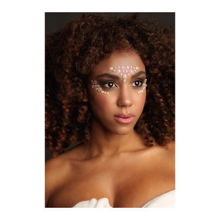 Bijoux Indiscrets Glow Face Stickers - Luminous Body Jewelry, Self-Adhesive