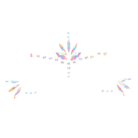 Rimba Glow-in-the-Dark Face Decorative Jewelry Stickers