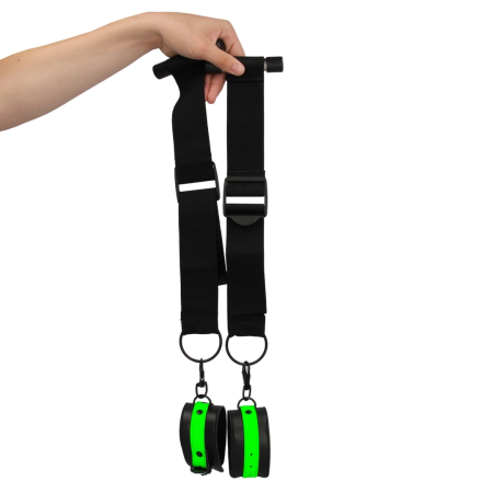 Ouch! Door Attachment Kit Glow in the Dark - Adjustable Restraint System