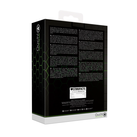 Ouch! Harness L/XL Glow-in-the-Dark Adjustable Body Accessory