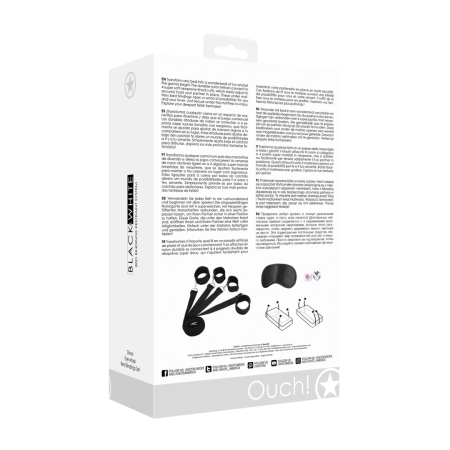 Pipedream Fetish Fantasy Bed Restraint System Adjustable Nylon Straps