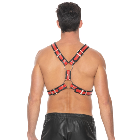Scottish Bonded Leather Harness S/M - Adjustable Fashion & Restraint Gear