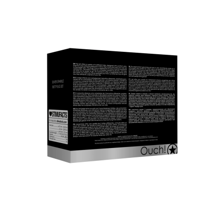 Shots Crystal Clear Acrylic Plug Set 3 Sizes Transparent Finish