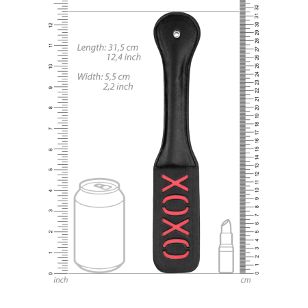Rimba Paddle XOXO - Leather Impact Tool with Reversed Imprint