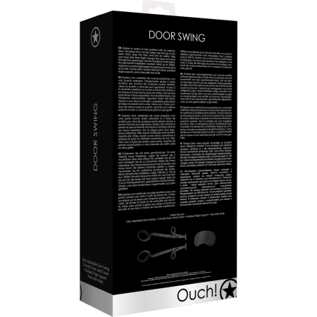 Loving Joy Door Play System Adjustable with Padded Supports 300kg Black