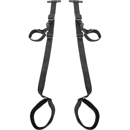 Loving Joy Door Play System Adjustable with Padded Supports 300kg Black