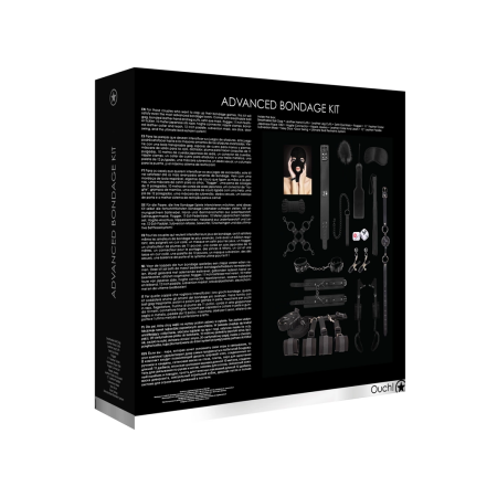 Shots Advanced Bondage Kit - Complete Restraint System, Black