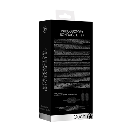 Shots Toys Introductory Bondage Kit #7 Lace Mask & Wrist Cuffs Set