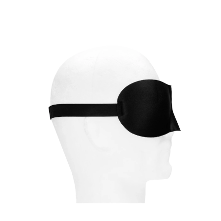 Ouch! Curvy Eye Mask Adjustable Soft Velvet Black Design