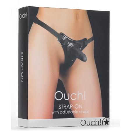 Ouch! Adjustable Strap System with Detachable Silicone Element, Purple