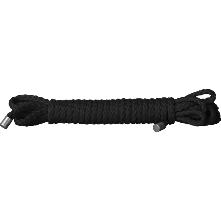 Kinbaku Bondage Rope 5 m - Soft Cotton Restraint Line, Black