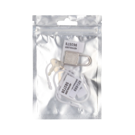 ManCage 5-Pack White Spare Locks with Metal Padlock and Keys