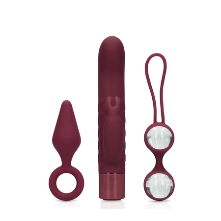 Satisfyer (S)explore Intimate Set for Her Dark Cherry Multi-Piece Kit