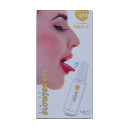 HOT Oral Optimizer Deepthroat Vanilla Gel 50ml - Flavored Care Formula