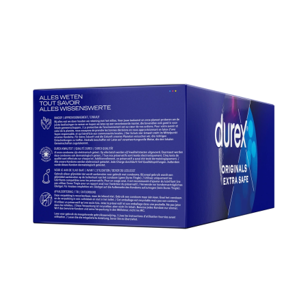 Durex Extra Safe Condoms 144-Pack | Thicker & Lubricated Design