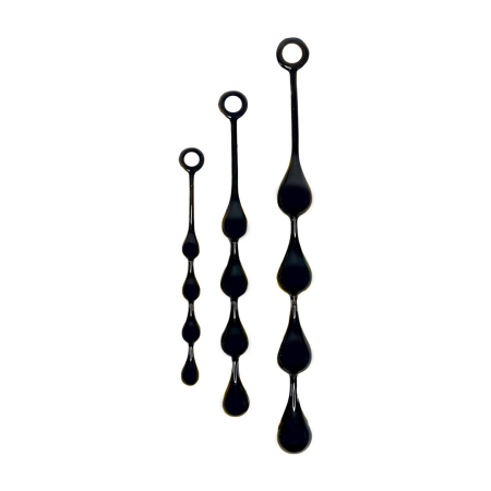 Boneyard Drop-Kick Silicone 3-Piece Training Bead Set Black