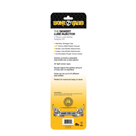 Skwert Universal Lubricant Dispenser 4" with Adaptable Bottle Caps