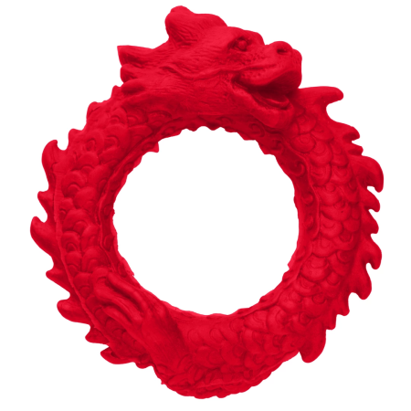 Blush Novelties Rise of the Dragon Silicone Ring Red - Flexible Design