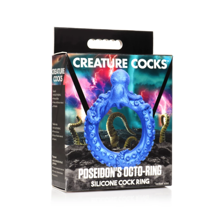 Master Series Poseidon's Octo-Ring Silicone Support Ring Blue