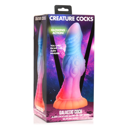 XR Brands Galactic Alien Silicone Intimate Machine Glow-in-the-Dark 22cm