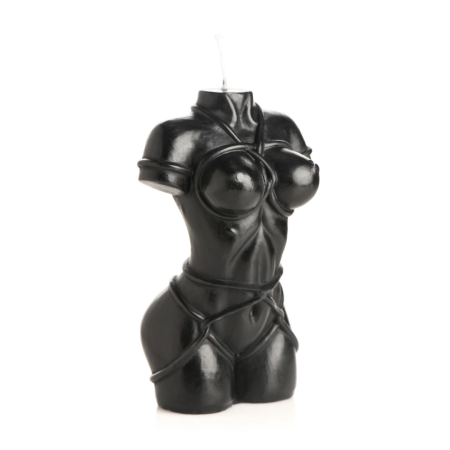 Bound Goddess Black Drip Wax Candle - Decorative Intimate Accessory