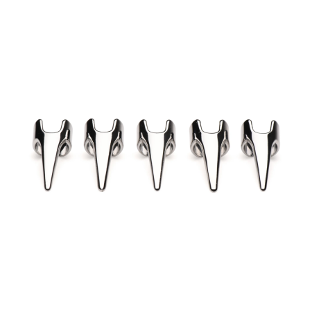 XR Brands Clawed Sensation Rings Set Stainless Steel 5 pcs Adjustable