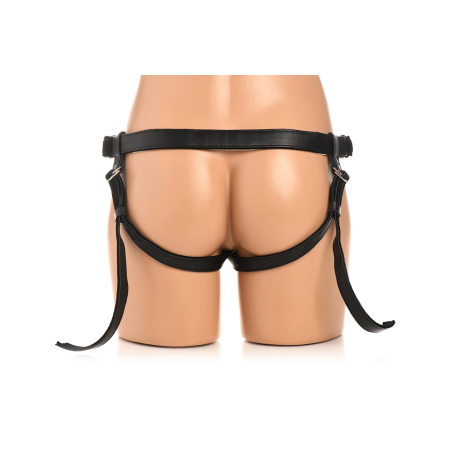 Velvet Kiss Premium Adjustable Strap-On Harness Black
