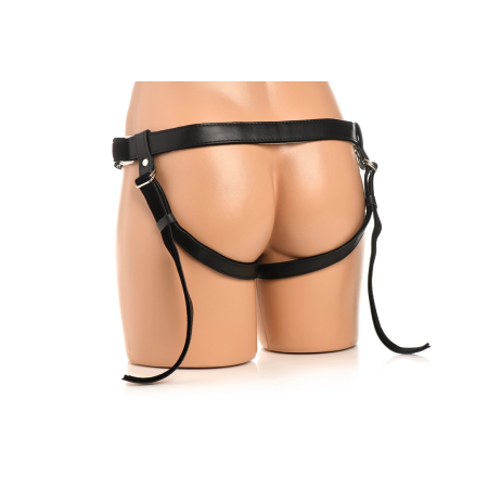 Velvet Kiss Premium Adjustable Strap-On Harness Black