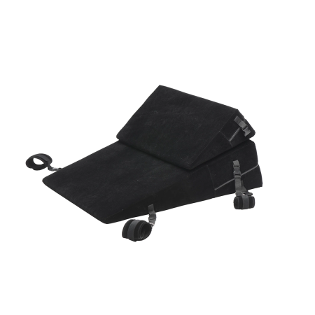 Sportsheets Black Bondage Cushion Set - Versatile Restraint System